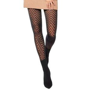 Patterned Opaque Tights 50 Deniers Adrian Sonia